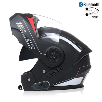 BLD Bluetooth-Ready Flip-Up Helmet