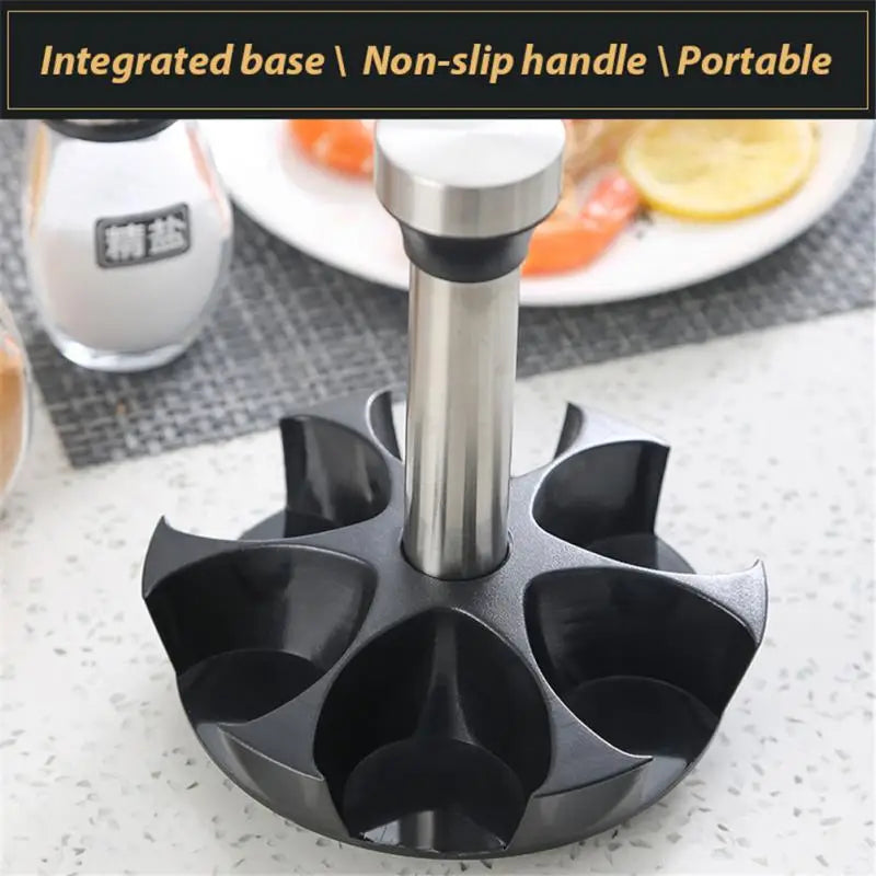 7 In 1 Glass Spice Jar Set