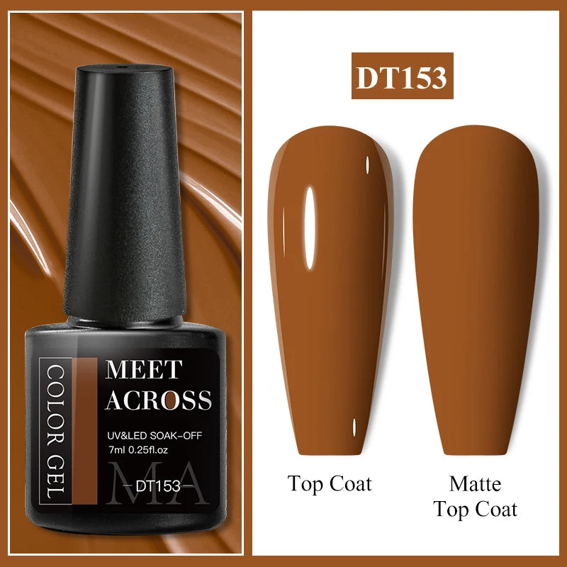 MEET ACROSS Matte Gel Polish