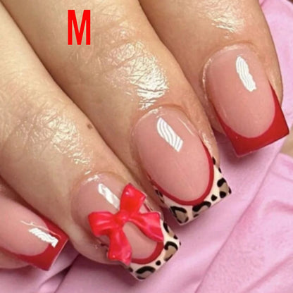 Butterfly Bow Press-On Nails