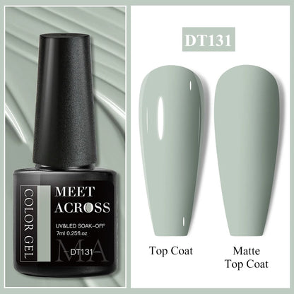 MEET ACROSS Matte Gel Polish