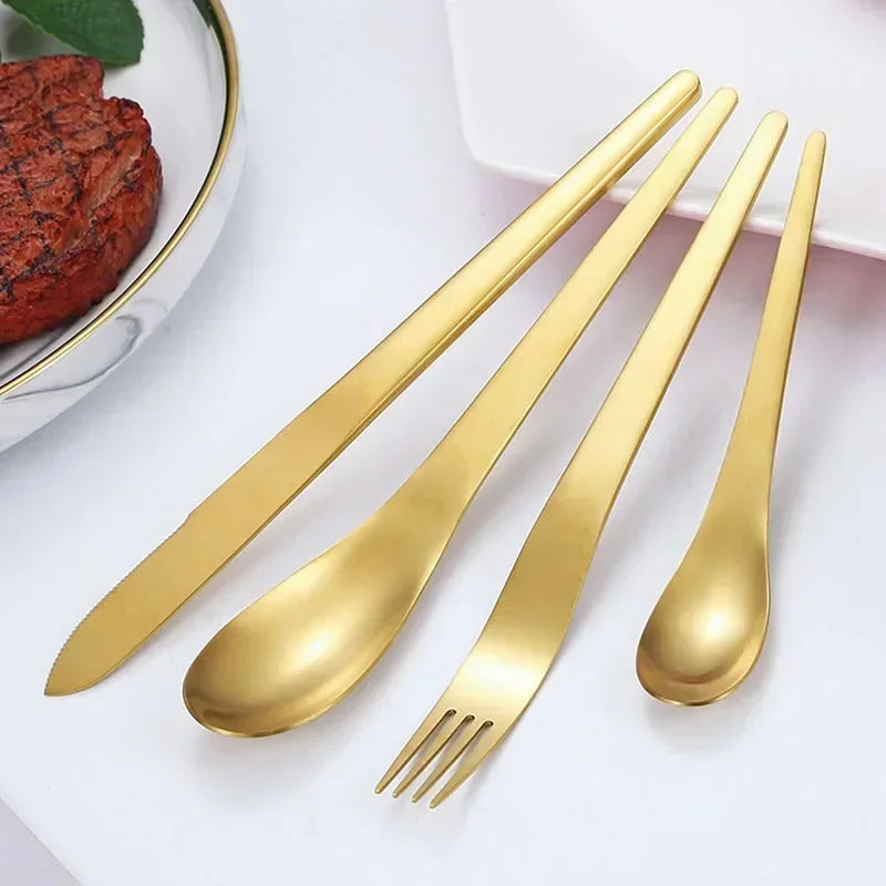 Stainless Steel Western Solid Cutlery Set
