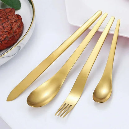 Stainless Steel Western Solid Cutlery Set