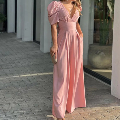 Sash Wide Jumpsuit