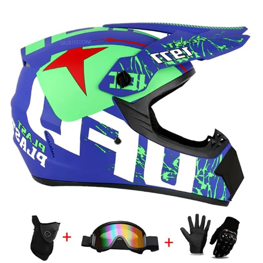DOT-Approved Youth Dirt Bike Helmet