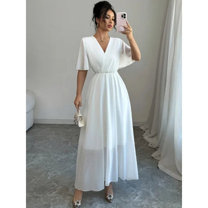 Draped Empire Dress