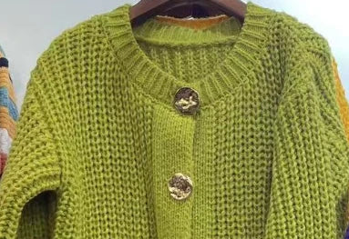 Button Pocket Knit Cardigan