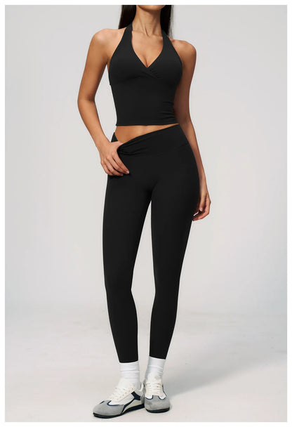 Hanging Neck Yoga Tops Sports
