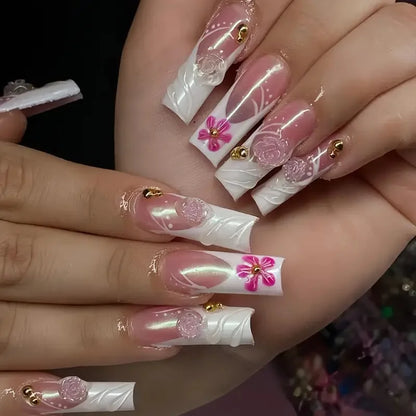 Leopard Cherry Press-On Nails