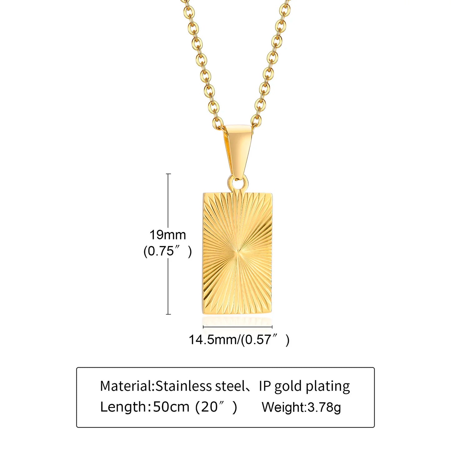 Metal Round Stainless Necklace Party