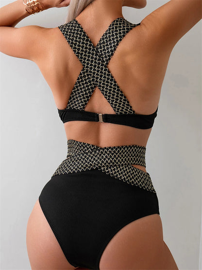 Bandage Cross Bikini