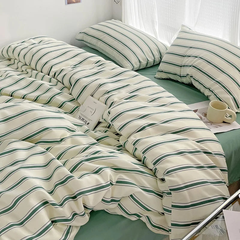 Striped Duvet Bedding Set