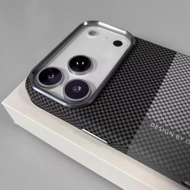 Pixel Grid Magnetic Case for iPhone 17 Pro Max | 17 Pro | 16 Pro Max | 16 Pro | 15 Pro Max | 15 Pro | 14 Pro Max | 14 Pro
