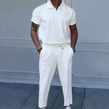 Summer European American Solid Suit