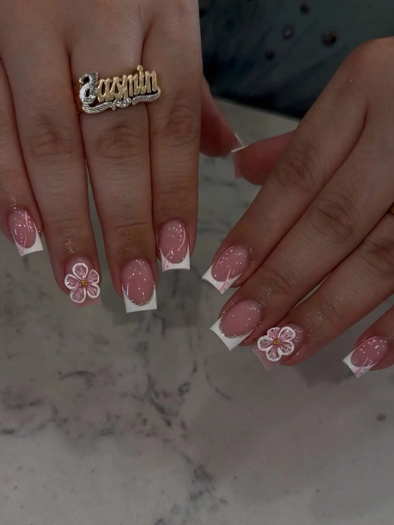 Square Color Press-On Nails