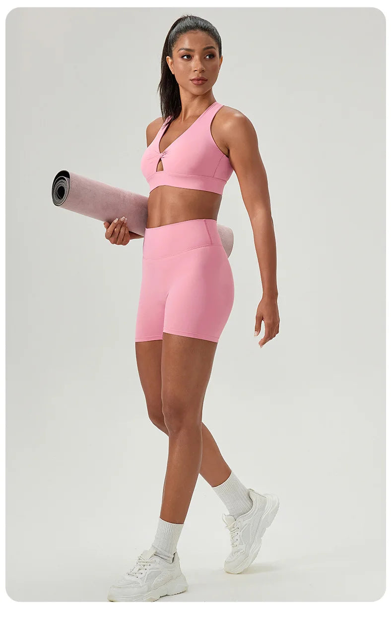 Yoga bra detachable padding quick-drying