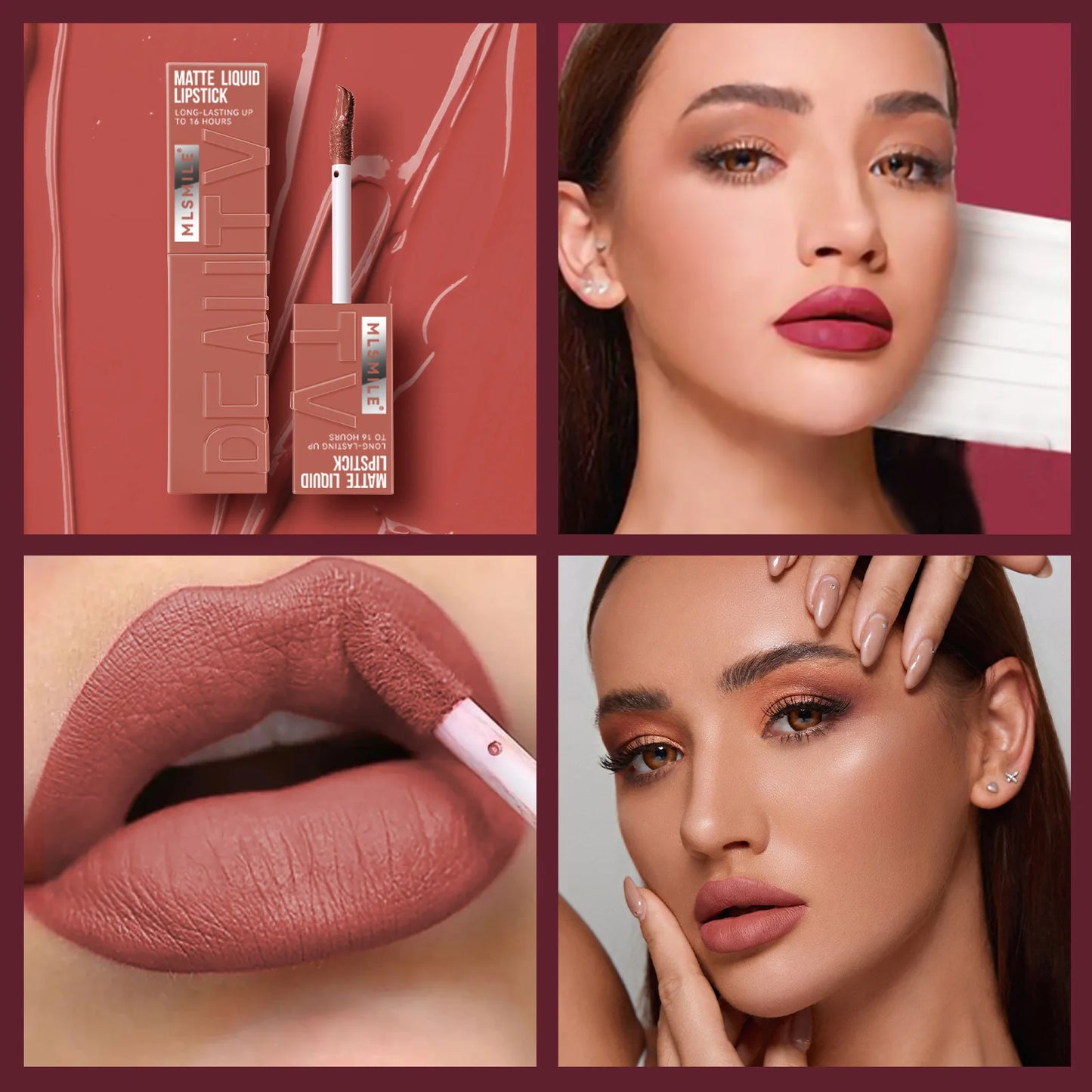 6 Colors Nude Matte Lip Gloss