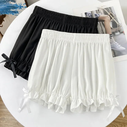 Silky Ruffle Bloomers Short