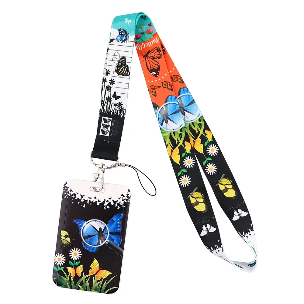 Sakura Cherry Blossoms Flower lanyard