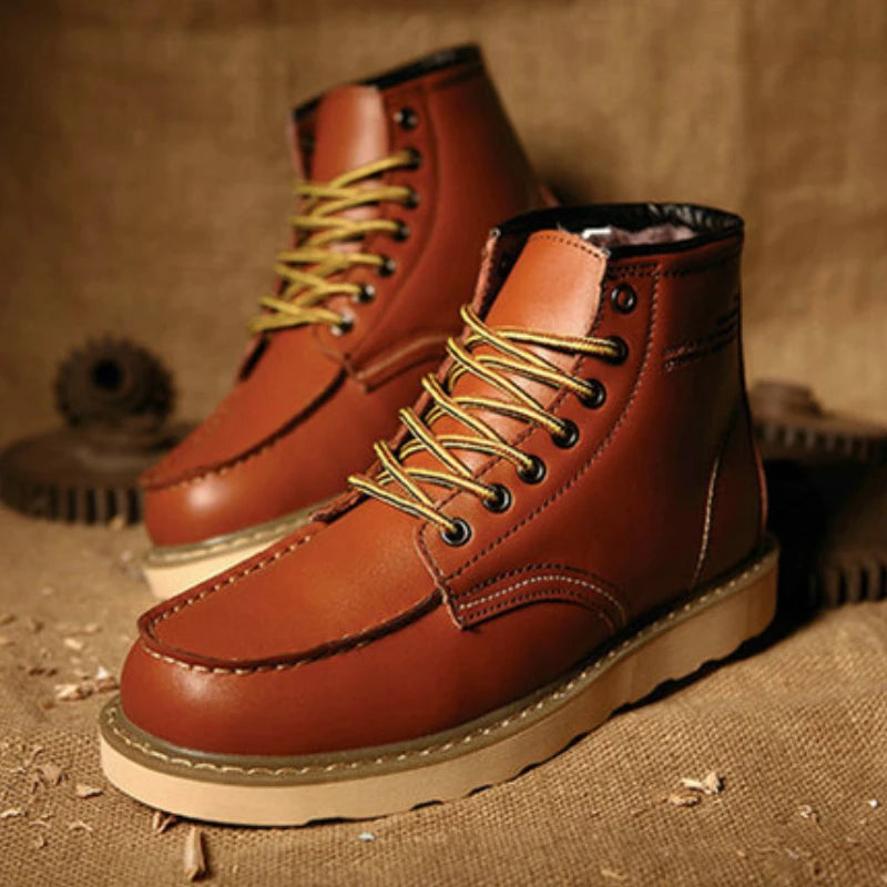 Waterproof Leather Motorcycle Boots