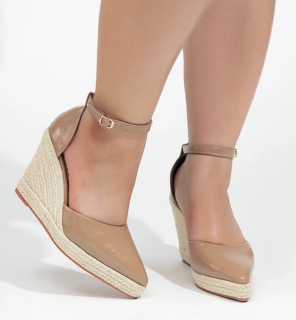 Wedge Espadrille Ankle Sandals