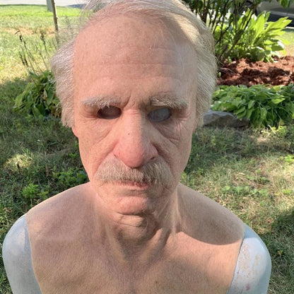 Elderly Face Latex Mask