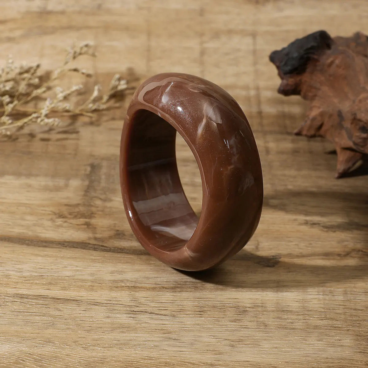 Fashion Irregular Acrylic Resin Bangles