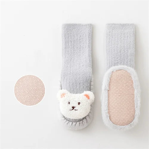 Cartoon Bear Baby Sock Shoes
