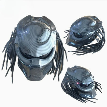 Carbon-Look Off-Road Full-Face Helmet