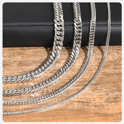 High Stainless Round Cuban Chain Daily