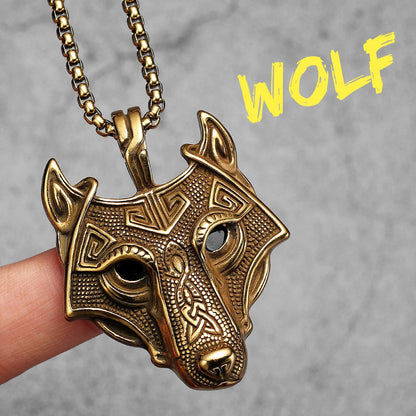 Metal Punk Animal Necklaces Pendant