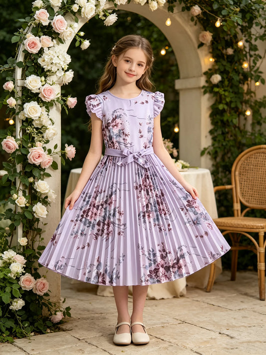 Flower Floral A-Line Dress