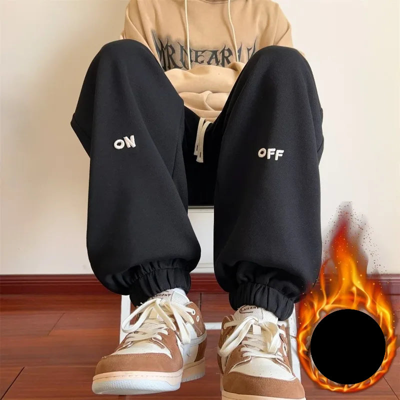 Fleece lined sweatpants