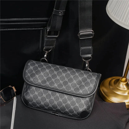 Plaid PU Leather Fanny Pack