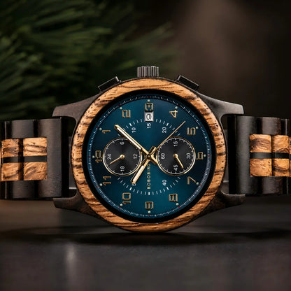 Bobobird Wooden Chronograph Watch