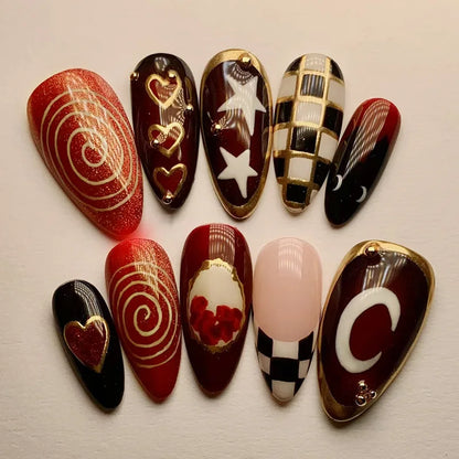 Y2K Cat Eye Press-On Nails
