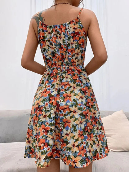Lace-up Sleeveless Sundress