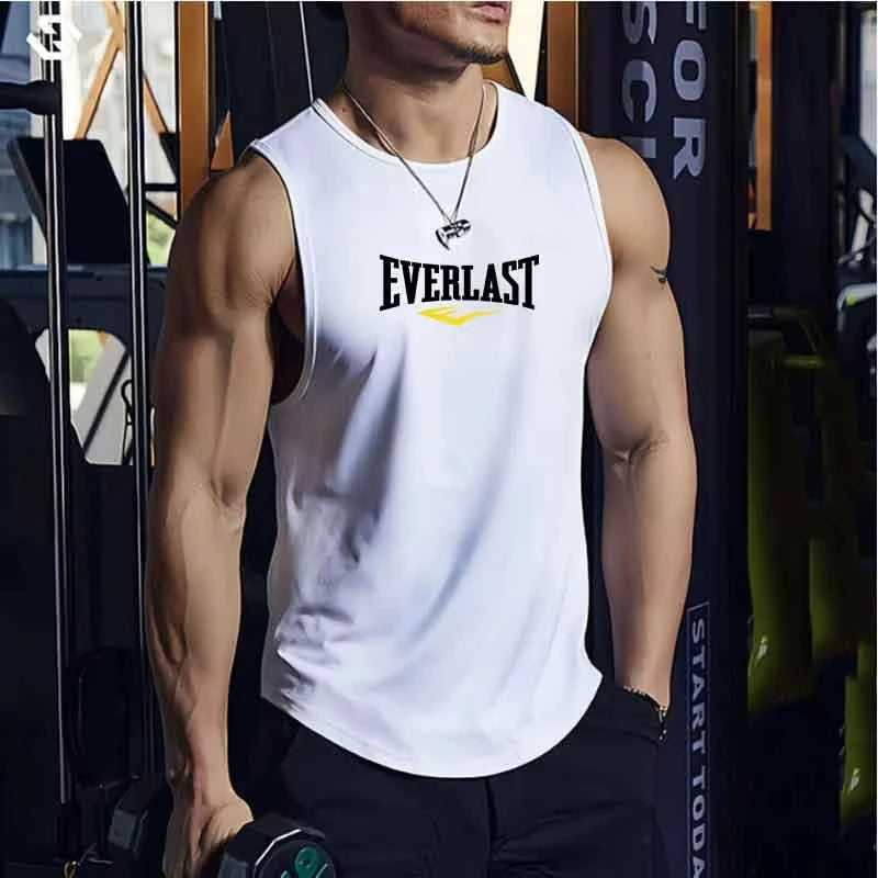 Breathable Mesh Round-Neck Running Vest