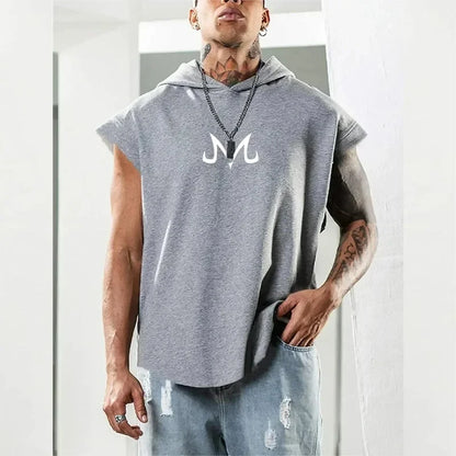 Quick-Dry Bodybuilding Anime Print Vest