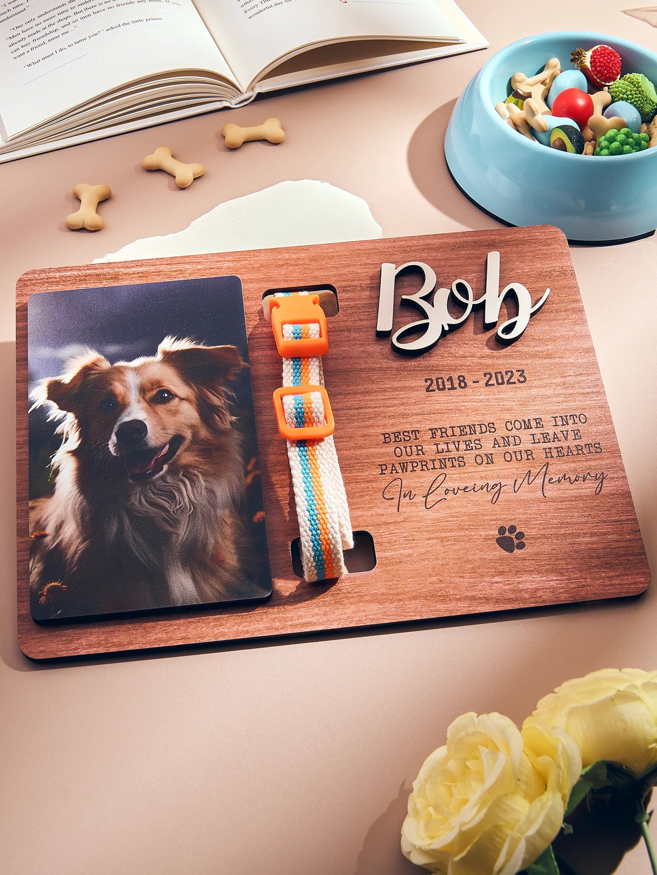 Personalized Pet Memorial Wooden Plaque