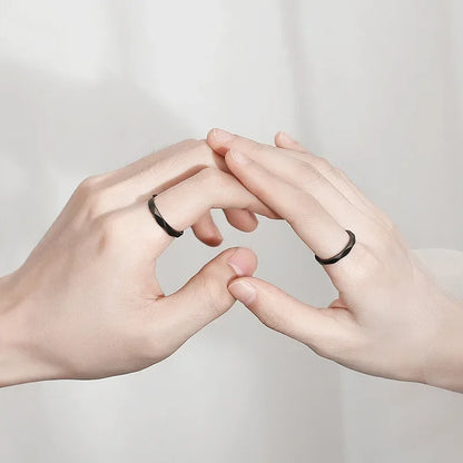 Adjustable Couple Wedding Rings