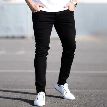 Stretch Jeans Street Casual Slim Trouser