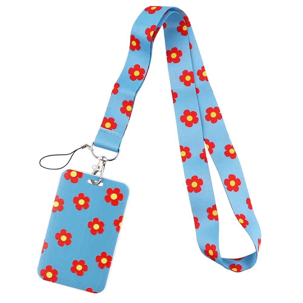 Sakura Cherry Blossoms Flower lanyard