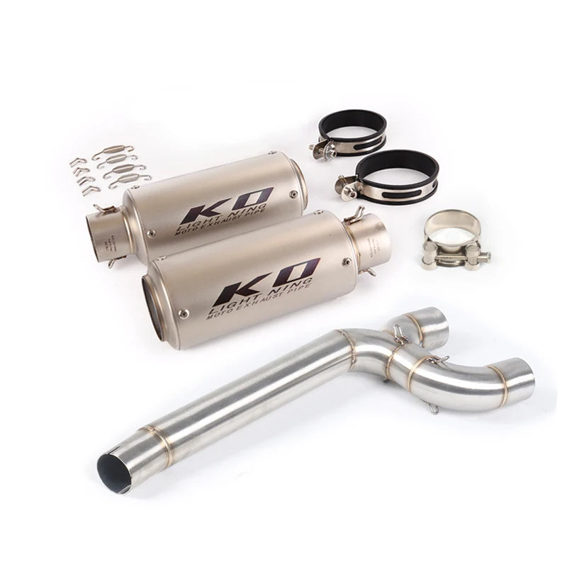 Yamaha FZ6/FZ6N/FZ6S Exhaust Mid-Pipe Pair with DB Killer