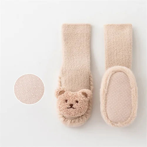 Cartoon Bear Baby Sock Shoes