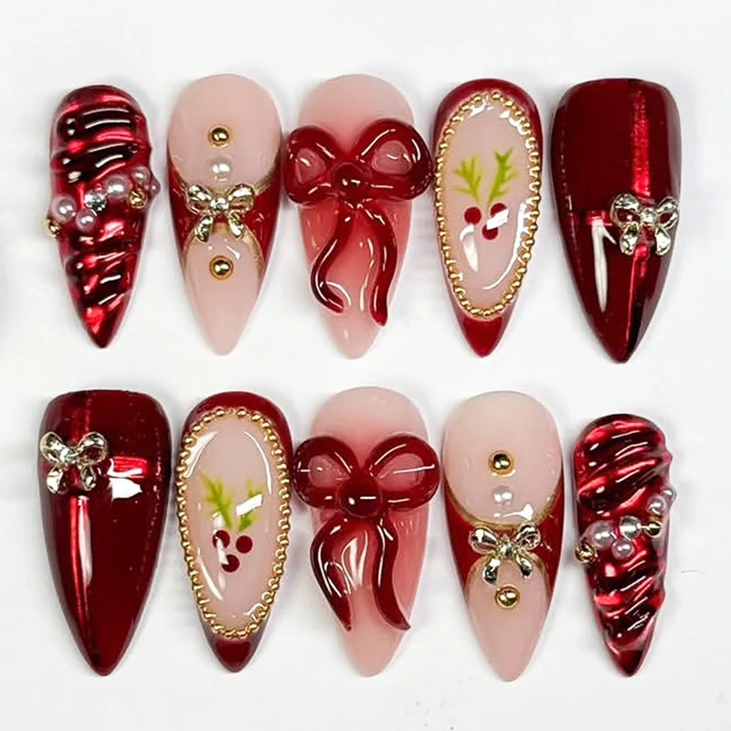 Y2K Cat Eye Press-On Nails