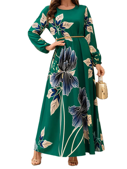 Flowy Silhouette Maxi Dress