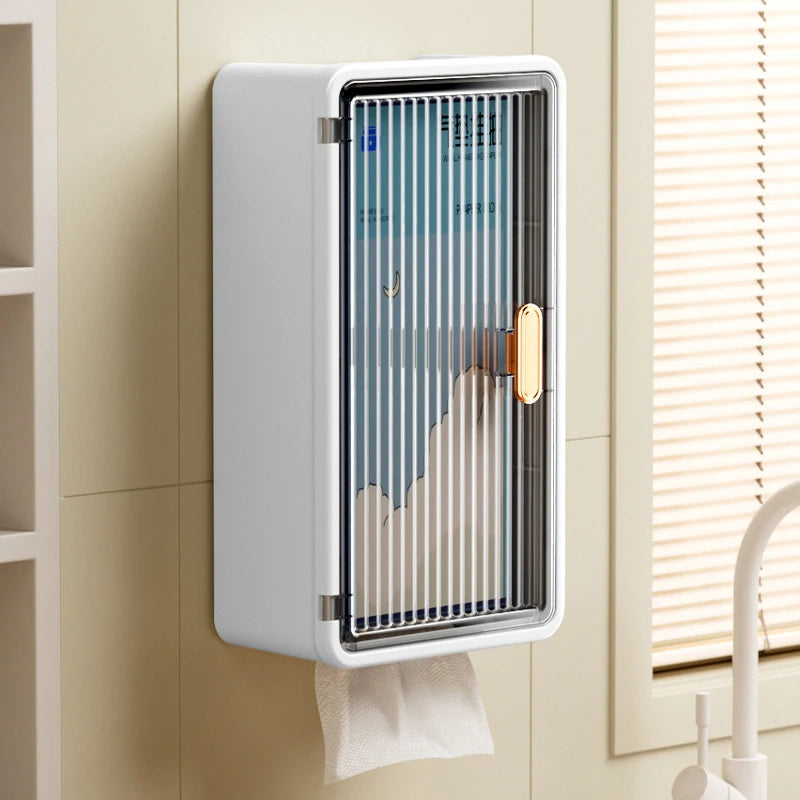 Wall-Mounted Tissue Shelf