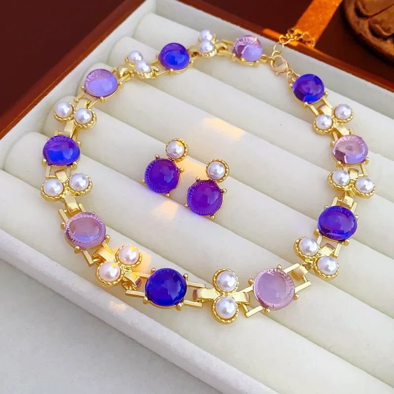 Rhinestone Jewelry Set