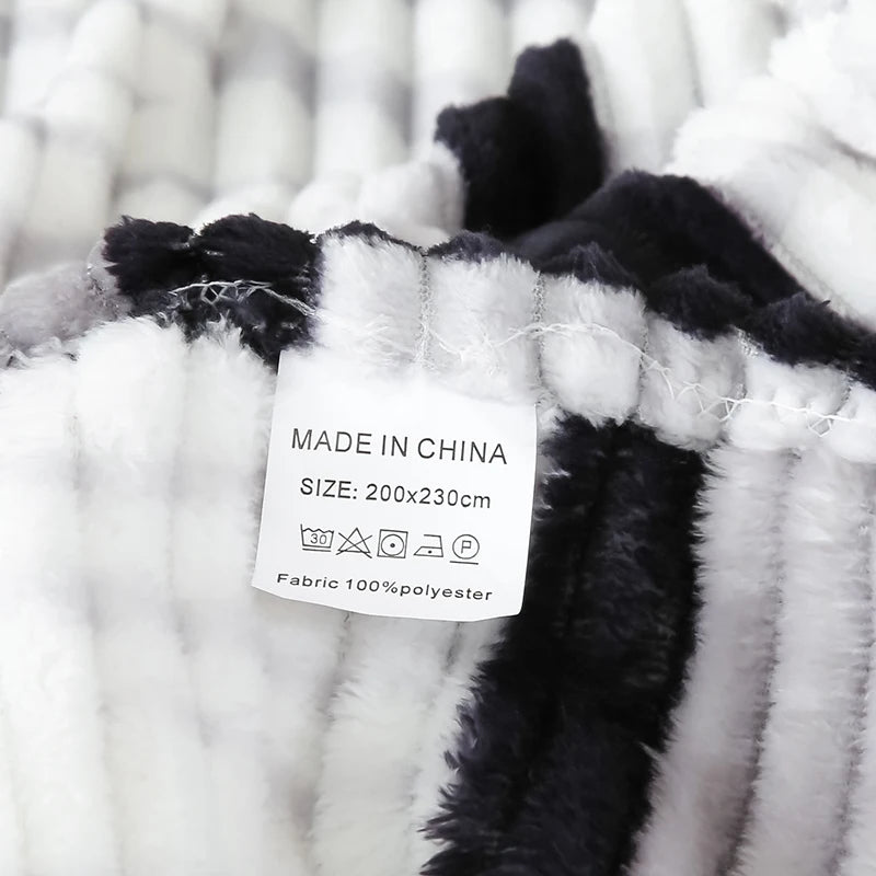 Plaid Flannel Fleece Blanket